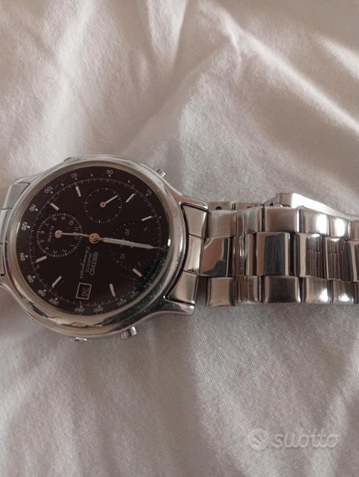 Cassa Orologio Seiko Kinetic Uomo SKJ014, Mai Indossata, NON FUNZIONANTE (senza Movimento)