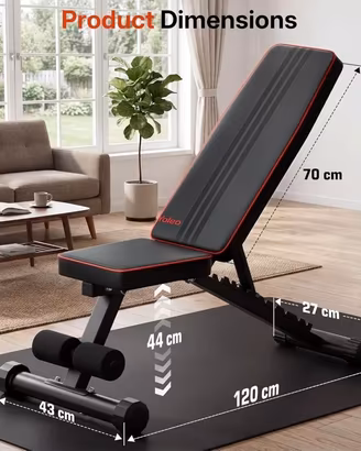 Panca palestra regolabile
