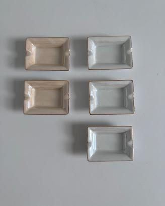Set di 5 posaceneri Genevieve Lethu