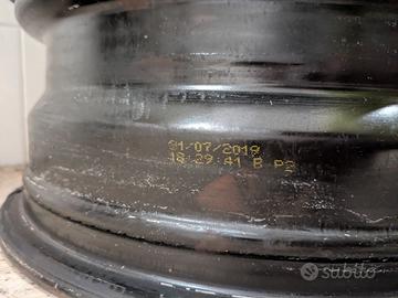 Set 4 cerchi in ferro 195 R16 Skoda