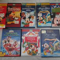 Videocassette e DVD di Natale Disney