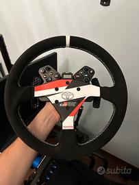 Corona Fanatec Alcantara+Universul Hub QR1 Metallo