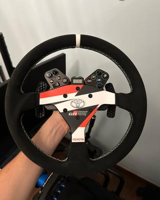 Corona Fanatec Alcantara+Universul Hub QR1 Metallo