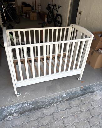 Lettino legno bianco italbaby