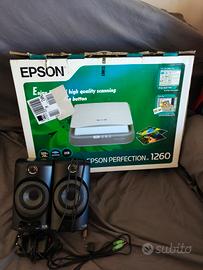 Scanner Epson Perfection 1260 + Casse Hercules Pc