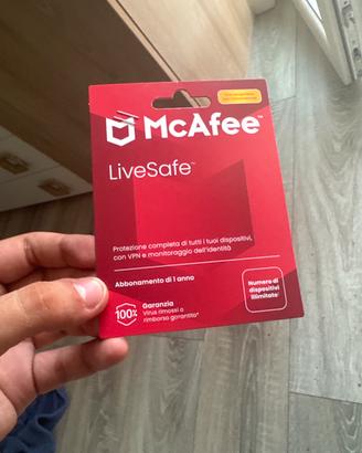 McAfee Abbonamento 1 anno