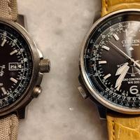 due orologi citizen Promaster Pilot Eco-Drive Radi