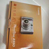 La scatola del canon A550