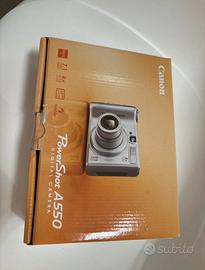 La scatola del canon A550