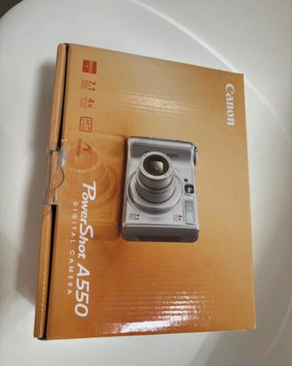 La scatola del canon A550