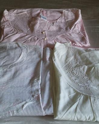 4 CAMICIE  DA NOTTE  Manica Corta