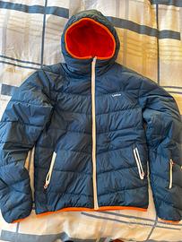 Giacca piumino wedze blu arancione taglia s