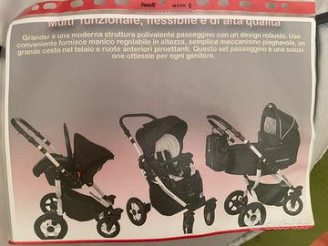 Set ovetto, culletta, passeggino + culla