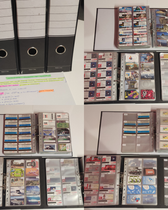 Raccolta n10 - 1500+ Schede Tel. Diverse + Raccog