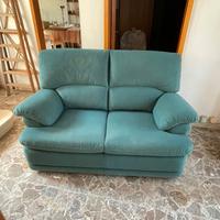 Divano 2 posti Verde Petrolio