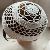 Cuffia in cotone pregiato handmade