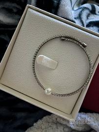 Braccialetto con pietre e perla