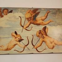 Quadro Trionfo di Galatea su pannello di legno