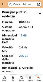 cellulare Dodge blade gt sistema androud