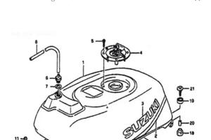 SERBATOIO SUZUKI 750/1100 