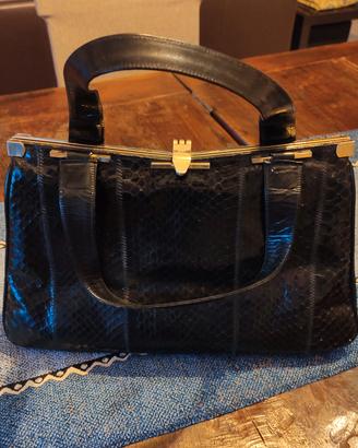 borsa vintage pitone