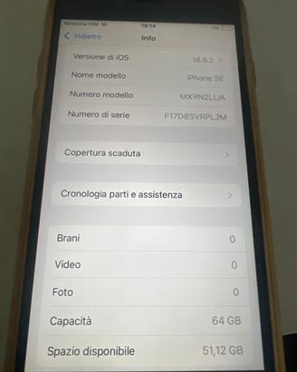 iPhone SE (2020) - 64 GB - Nero