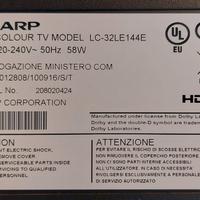 TV SHARP AQUOS 32 pollici LC-32LE144E