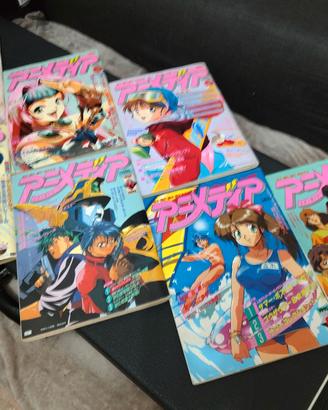 Riviste ANIMEDIA anni 90 Jap Giappone manga anime