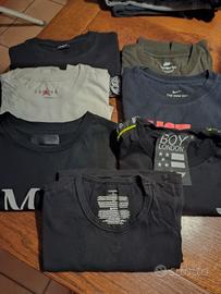7 magliette maniche corte ragazzo taglia S/M