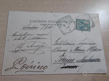 Cartolina SONDRIO 1906 - Ponte Albosaggia Aquila 5