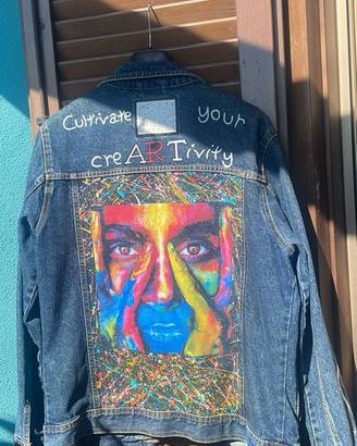 Giacca in jeans custom