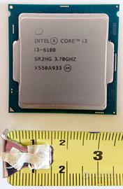 Intel i3-6100 (2 core / 4 thread) 3.7 GHz LGA 1151