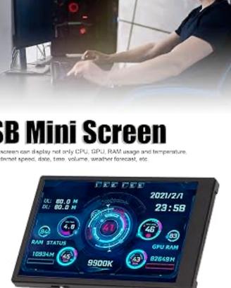 mini schermo  nuovo USB IPS da 3,5 Pollici