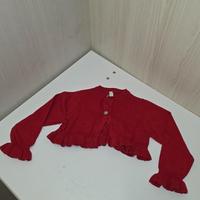 Cardigan tricot rosso Birba  bambina taglia 18m