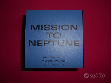 Omega X Swatch  Mission to Neptune nuovo originale