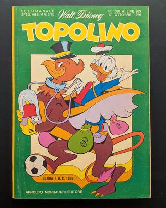 Topolino 1090 (copertina squadra Genoa)