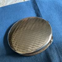 Antico portacipria da borsetta argento 800