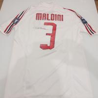 Maglia match worn Paolo Maldini Autografata