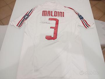 Maglia match worn Paolo Maldini Autografata