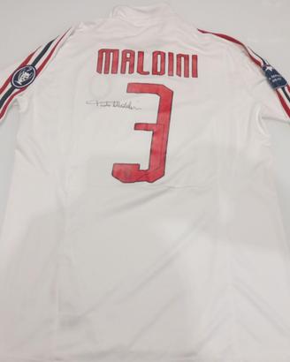 Maglia match worn Paolo Maldini Autografata