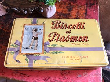 Scatola biscotti al plasmon anni ‘50