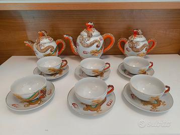 Servizio da tè cinese bianco