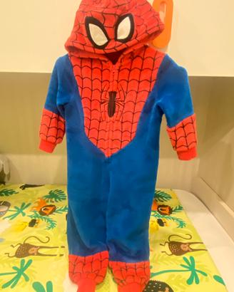 Tuta/costumi carnevale Spiderman