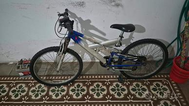 Bicicletta Mountain Bike Biammortizzata