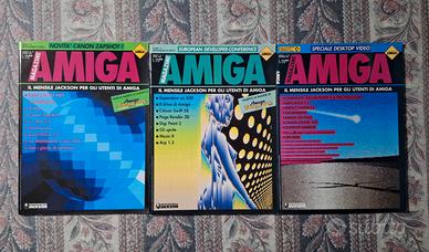 3 numeri rivista videogiochi Amiga Magazine