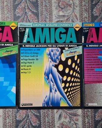 3 numeri rivista videogiochi Amiga Magazine