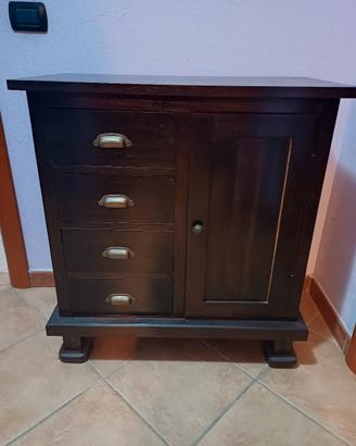 Cassettiera legno Tek 
