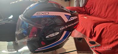 Casco modulare Exo-Tech EVO Carbon - Cosy nero/blu