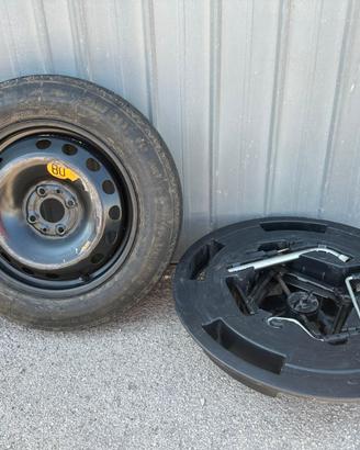 Ruotino di scorta 125/90/R15 + Kit smontaggio per