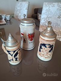 3 boccali da birra